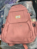 Korean Style School Bag | Large Capacity Nylon Backpack | Teenagers Girls Laptop Work School