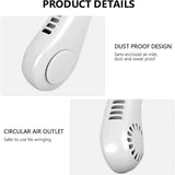vaneless Hanging Neck Fan | portable rechargeable fan bladeless neck fan (random color)