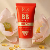 SL Basics BB Block SPF 50+ Tinted Sunscreen – Hydrating BB Cream with Vitamin E & Lotus Extract (50ml)