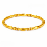 Filled Dots Bambo Korean Bangle - Jewelry Product Designed For Wrist Wear And Daily Ornament Routine