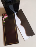 Premium Black Eidi Envelopes for Weddings & Engagements (15 Pieces) – Elegant Floral Card Cash Pack