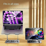 Adjustable Laptop Stand, Aluminum Foldable Laptop Stand with 360° Rotation, Height Adjustable, Portable and Convenient SG-19