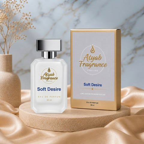 ATYAB Soft Desire Eau De Parfum - Fragrance Product Designed For Scent Application And Daily Personal Grooming Routine - 50ml