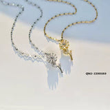 Flower Rotation Pendant Necklace – Golden | Premium China Quality