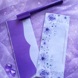 Premium Purple Floral Eidi Envelopes for Weddings & Engagements (15 Pieces) – Elegant Card Cash Pack