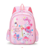 Hello Kitty Themed Pink Children School Bag Stylish Durable And Spacious Design For Daily School Use