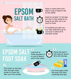 1Kg Epsom Salt Natural Mineral Fertilizer / Beauty Health