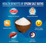1Kg Epsom Salt Natural Mineral Fertilizer / Beauty Health