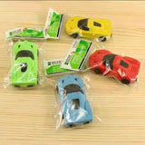 Creative Racing Car Pencil Eraser for Kids School Stationery Eraser - Random Color