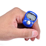Digital Tasbeeh Finger Counter with LED Indicator, Reset Button & Ring Strap – SXH5136 (Random Color)