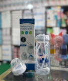Handsfree Baby Feeding Bottle 240ml with Silicone Tube & Nipple | BPA-Free | Random Color