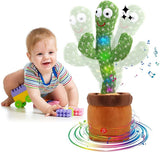 Dancing Cactus Toy for Kids – Talking & Singing Plush Cactus | Interactive Mimic Toy | Battery Operated Fun Toy for Toddlers (Without Box)