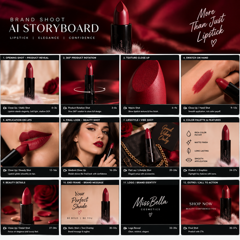 High Pigmented Fluffy Velvet Matte Lipstick – Pack of 6 | Soft Matte Finish | Long-Lasting Bold Shades