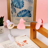 Mini LED Clamp Lamp – Portable USB-Powered Desk Light with Adjustable Flexible Neck, Strong Clamp Base, Eye-Friendly Flicker-Free Lighting for Home, Office, Bedside &amp; Travel ( Random Color)