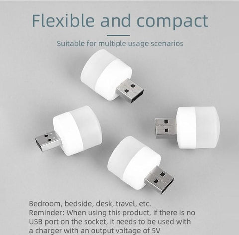 7 Pcs Mini USB LED Light Bulbs – Portable Plug-in Night Lamps for Laptops, Power Banks &amp; USB Ports