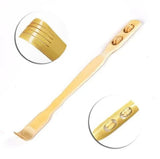 2 Pcs Wooden Back Scratcher &amp; Massage Stick – Long Handle Backscratching Sticks with Roller for Itch Relief &amp; Body Relaxation
