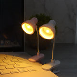 Mini LED Clamp Lamp – Portable USB-Powered Desk Light with Adjustable Flexible Neck, Strong Clamp Base, Eye-Friendly Flicker-Free Lighting for Home, Office, Bedside &amp; Travel ( Random Color)