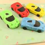 Creative Racing Car Pencil Eraser for Kids School Stationery Eraser - Random Color