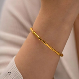 Bamboo Trending Korean Bangle - Jewelry Product Designed For Wrist Wear And Daily Ornament Routine