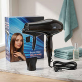 Professional 5000W Heavy Duty Hair Dryer - Model R-2136 Pro-Air Shine - High Speed Fast Drying Blower with Concentrator Nozzle