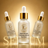 Organic Anti-Aging & Brightening Face Serum – Instant Glow & Skin Tightening - 30ml