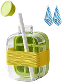 My Crush Cup Ice Cube Tray, Water Bottle Ice Cube Tray, Cool Summer Ice Cube Cup, Upgraded Ice Cube Bottle, Reusable Press-to-Cold Ice Cube Hydration - 500ml - Random Color (Fiber Glass)