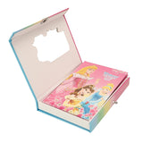 Princess, Frozen &amp; Sofia Cover Fancy Lock Spiral Binding Diary – Medium Size with Box – 40 Pages (22 x 16 cm)
