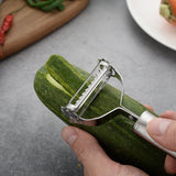 1 Set Stainless Steel Peeler &amp; Slicer – Multi-Function Vegetable &amp; Fruit Grater Tool