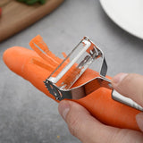 1 Set Stainless Steel Peeler &amp; Slicer – Multi-Function Vegetable &amp; Fruit Grater Tool